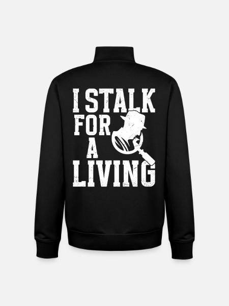 Private Investigator Equipment Observation - Unisex Organic Zip Sweatshirt by Stanley/Stella - black