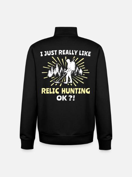 Relic Seeker Probes - Unisex Organic Zip Sweatshirt by Stanley/Stella - black