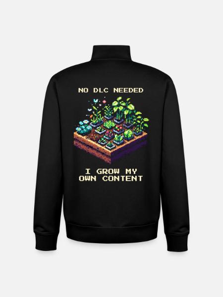 No DLC needed | Self-catering garden - Unisex Organic Zip Sweatshirt by Stanley/Stella - black