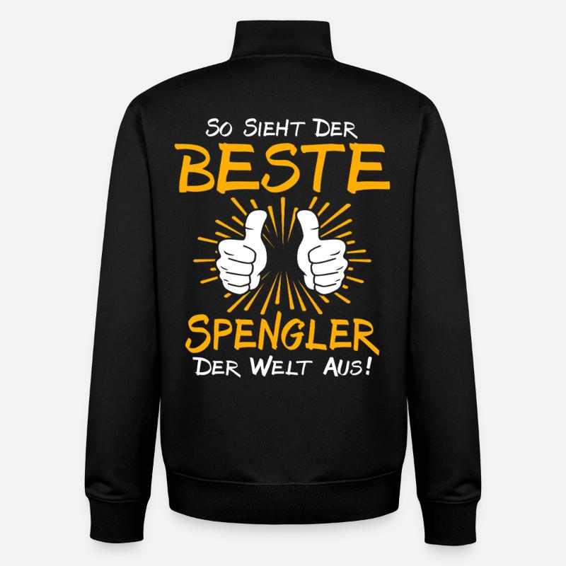 Spengler Geschenkidee - Unisex Organic Zip Sweatshirt von Stanley/Stella - Schwarz