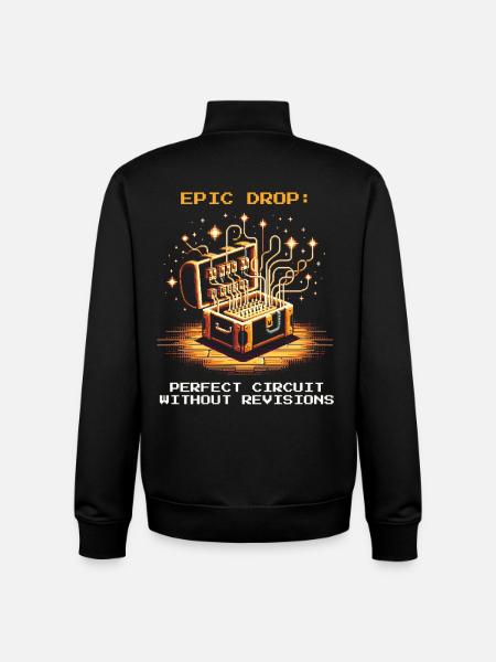 Perfekter Schaltplan | Verdrahtung Profi - Unisex Organic Zip Sweatshirt von Stanley/Stella - Schwarz