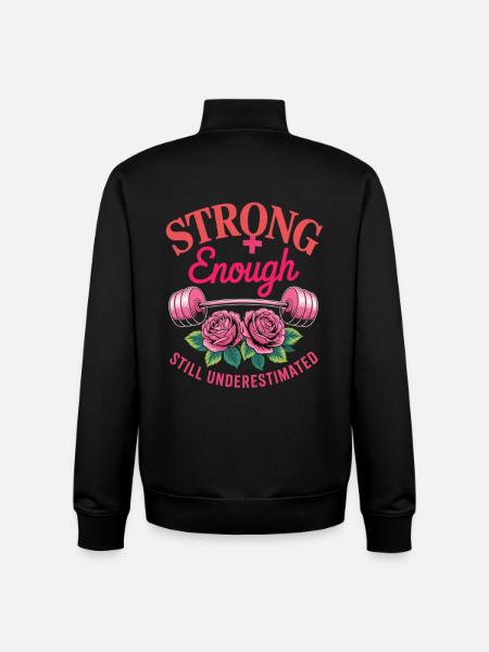 Women's Day Feminism - Unisex Organic Zip Sweatshirt by Stanley/Stella - black