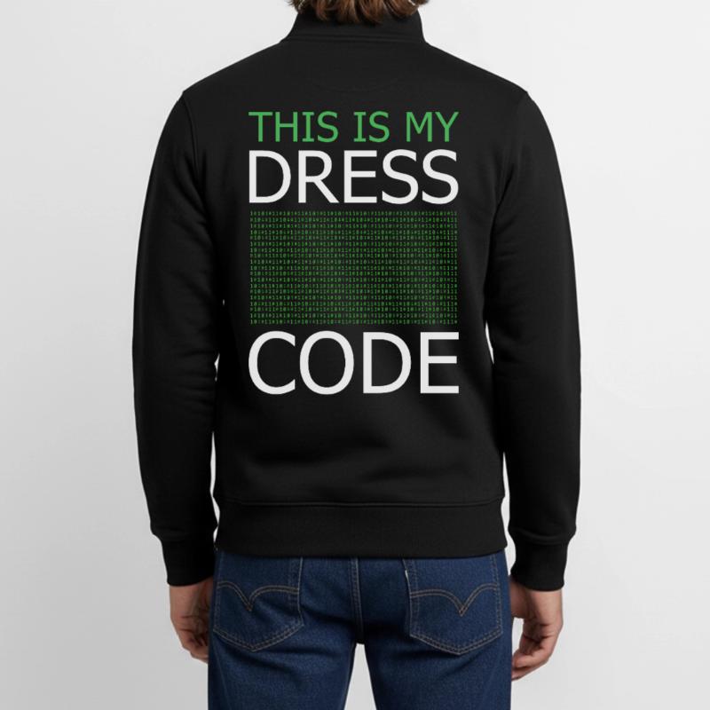 This is my Dress Code – Code Green Unisex Organic Zip Sweatshirt by Stanley/Stella