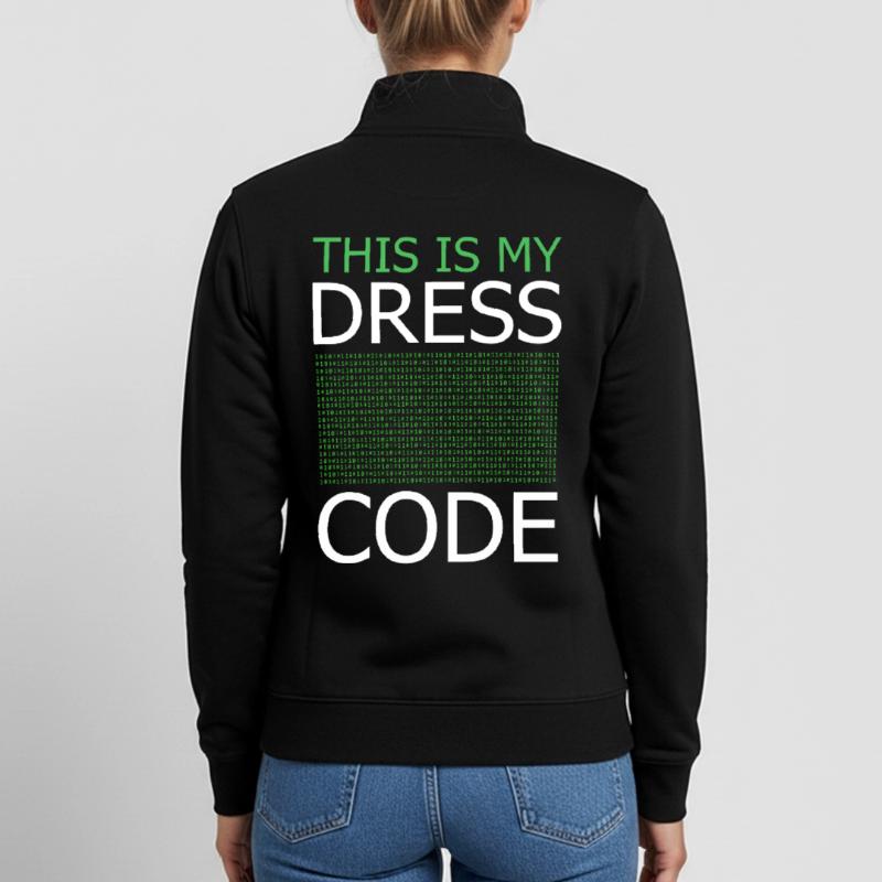 This is my Dress Code – Code Green Unisex Organic Zip Sweatshirt by Stanley/Stella