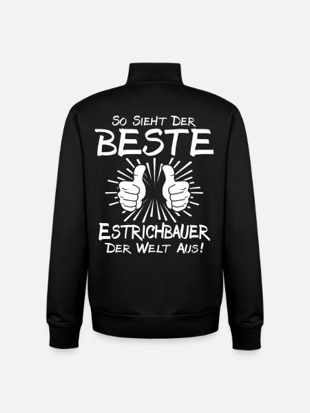 Meilleur constructeur de tesseaux - Sweat zippé unisexe en coton bio Stanley/Stella - noir