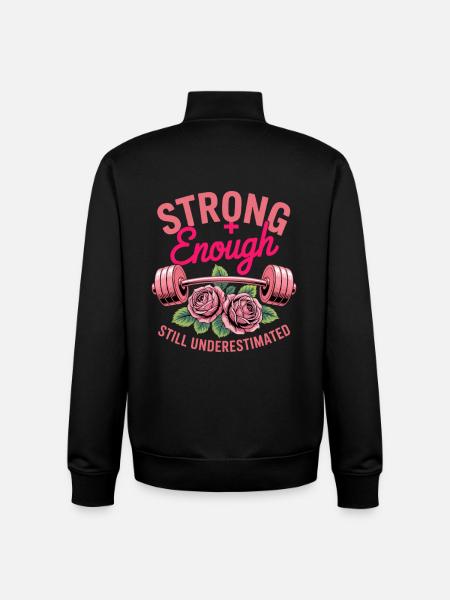 Women's Day Feminism - Unisex Organic Zip Sweatshirt by Stanley/Stella - black