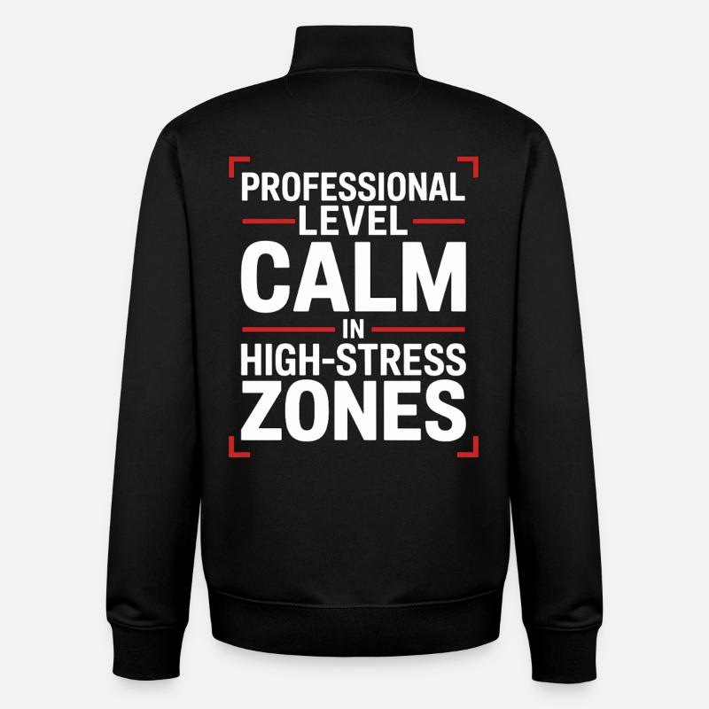 Nurse Practitioner Professional Level Primary Care - Unisex Organic Zip Sweatshirt von Stanley/Stella - Schwarz