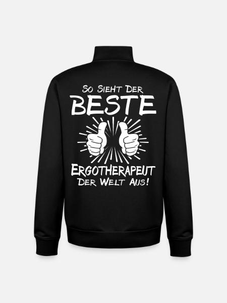 Bester Ergotherapeut - Unisex Organic Zip Sweatshirt von Stanley/Stella - Schwarz