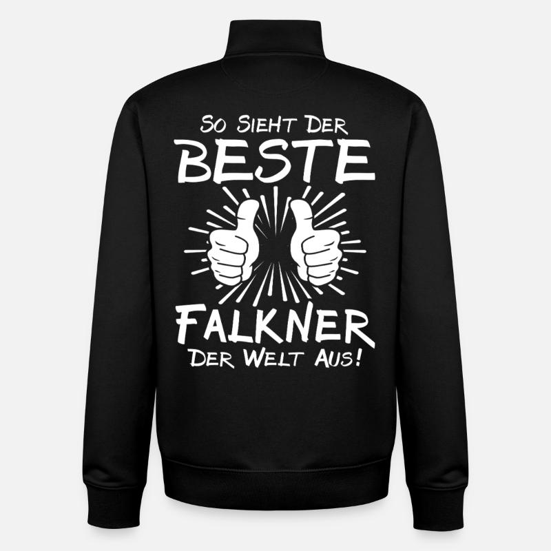 Bester Falkner - Unisex Organic Zip Sweatshirt von Stanley/Stella - Schwarz