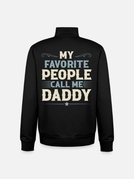 Far Far Fars dag - Stanley/Stella unisex sweatshirt med lynlås i økologisk - sort