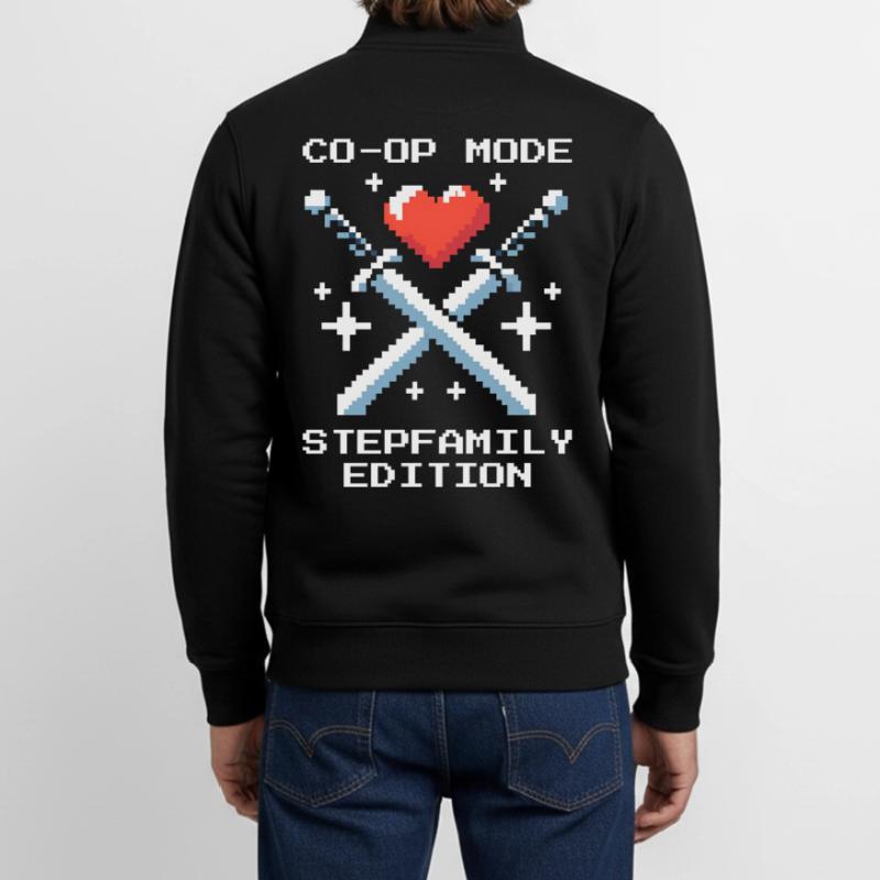 Mode Coop : Édition Famille recomposée | Patchwork Sweat zippé unisexe en coton bio Stanley/Stella