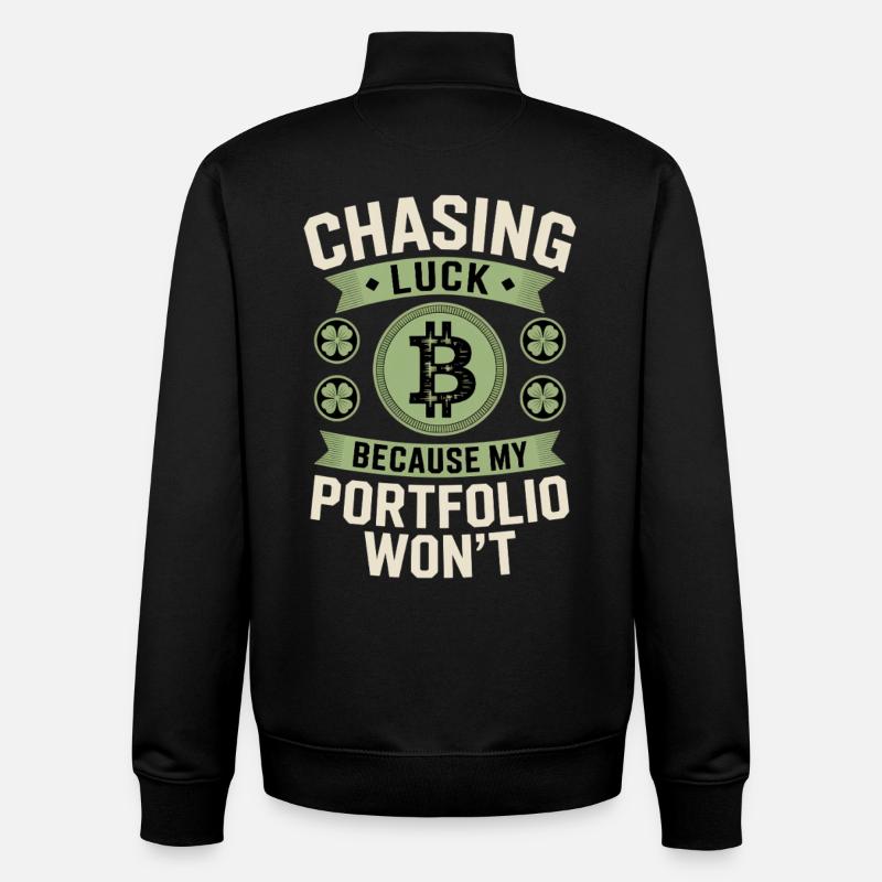 St Patrick's Day - Unisex Organic Zip Sweatshirt by Stanley/Stella - black