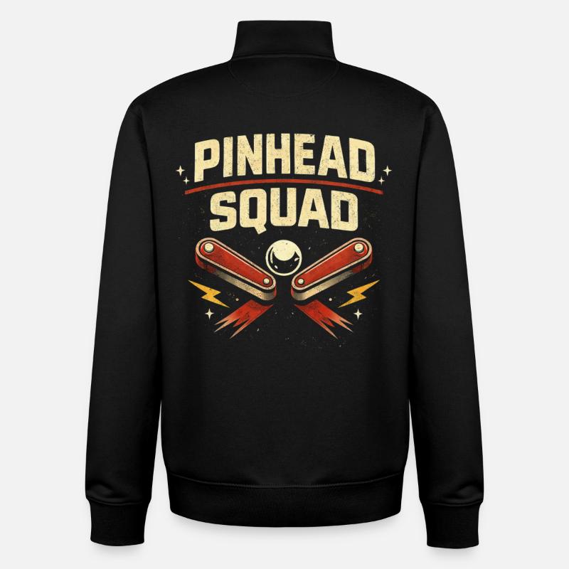 Pinball Squad Flipperspieler - Unisex Organic Zip Sweatshirt von Stanley/Stella - Schwarz