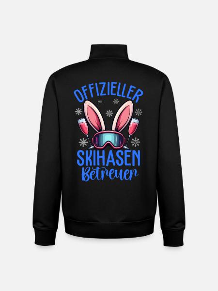 Official Ski Bunny Supervisor - Unisex Organic Zip Sweatshirt by Stanley/Stella - black