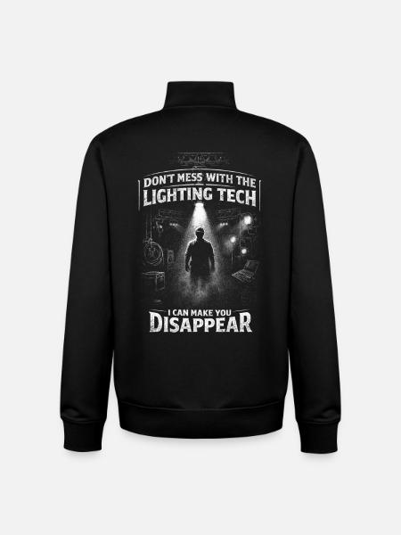 Lighting Technician Lighting Technician - Unisex Organic Zip Sweatshirt by Stanley/Stella - black