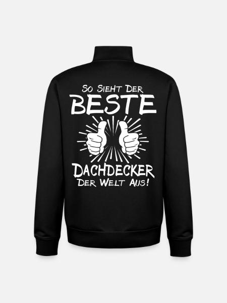 Bester Dachdecker - Unisex Organic Zip Sweatshirt von Stanley/Stella - Schwarz