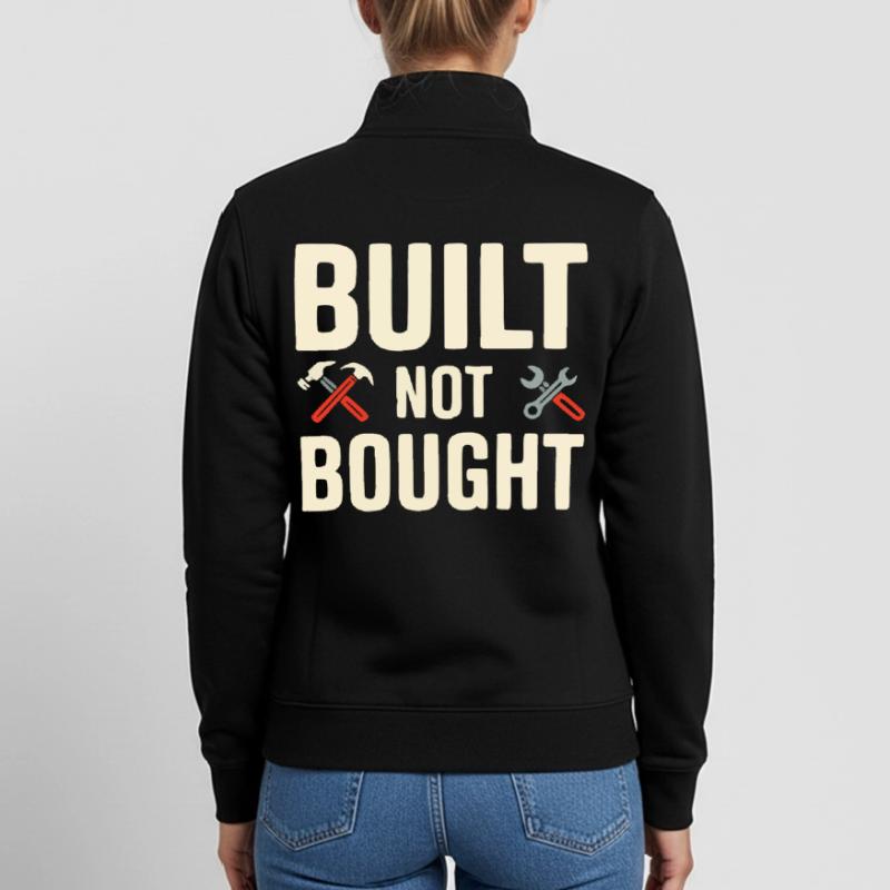 Built Not Bought Maker Statement Unisex Organic Zip Sweatshirt von Stanley/Stella