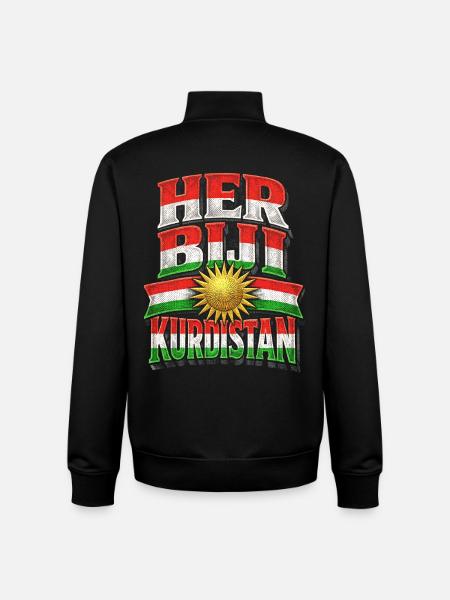 Mr. Biji Kurdistan Kurd Kurds - Unisex Organic Zip Sweatshirt by Stanley/Stella - black