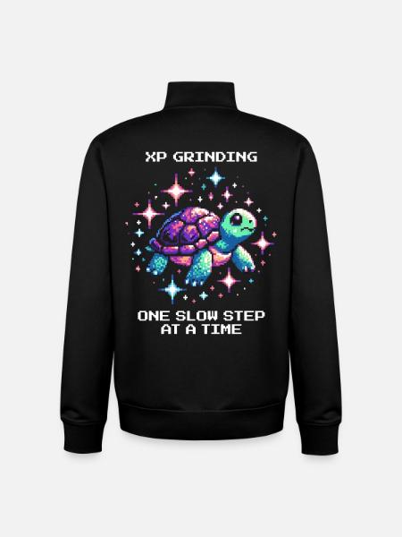 Grinding XP | Turtle - Unisex Organic Zip Sweatshirt by Stanley/Stella - black
