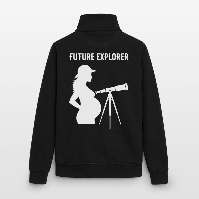 Future Explorer - Next Generation Space Unisex Organic Zip Sweatshirt by Stanley/Stella