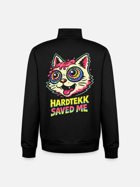 Hardtekk Tekke East Germany - Unisex Organic Zip Sweatshirt by Stanley/Stella - black