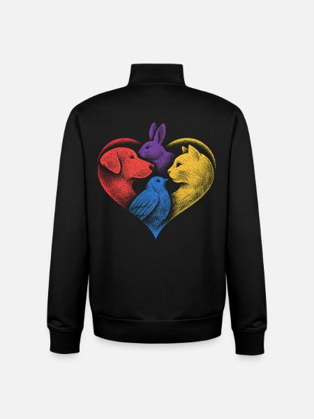 Tierarzt Tiermediziner - Unisex Organic Zip Sweatshirt von Stanley/Stella - Schwarz
