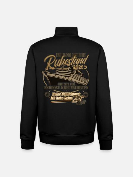 Legend, Retirement, Retirement, Cruise, 2026 - Unisex Organic Zip Sweatshirt by Stanley/Stella - black