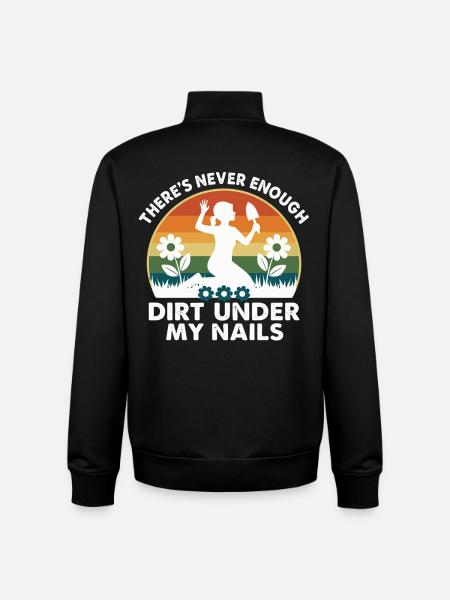 Gartenliebe Hobbygärtner - Unisex Organic Zip Sweatshirt von Stanley/Stella - Schwarz