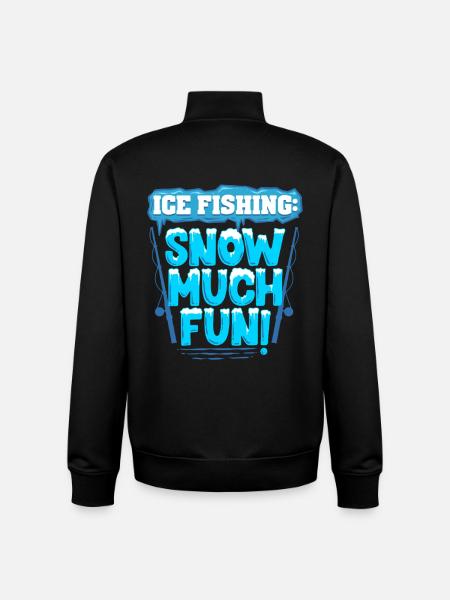 Eisangeln Snow Much Fun - Unisex Organic Zip Sweatshirt by Stanley/Stella - black