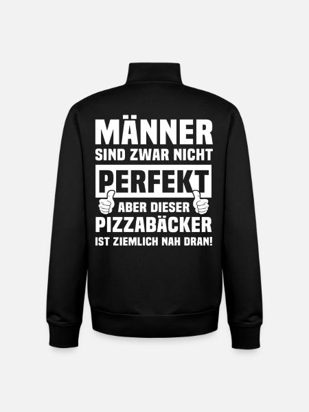 Pizzabäcker - Unisex Organic Zip Sweatshirt von Stanley/Stella - Schwarz
