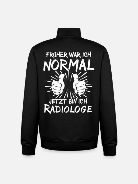 radiologist - Unisex Organic Zip Sweatshirt by Stanley/Stella - black