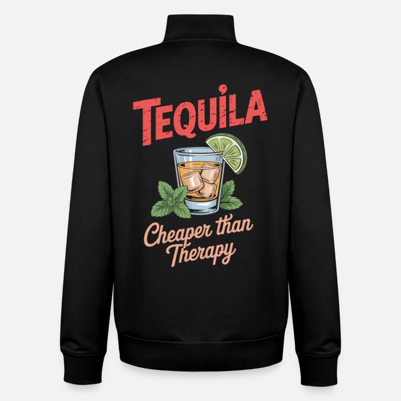Tequila Cocktail Party T-Shirt - Sweat zippé unisexe en coton bio Stanley/Stella - noir