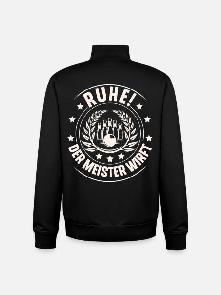 Bowling Skittles - Unisex Organic Zip Sweatshirt by Stanley/Stella - black