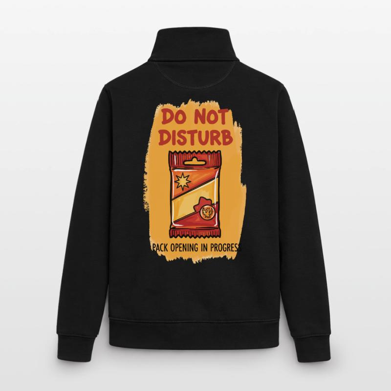 Do Not Disturb Pack Opening In Progress Trading Unisex Organic Zip Sweatshirt by Stanley/Stella