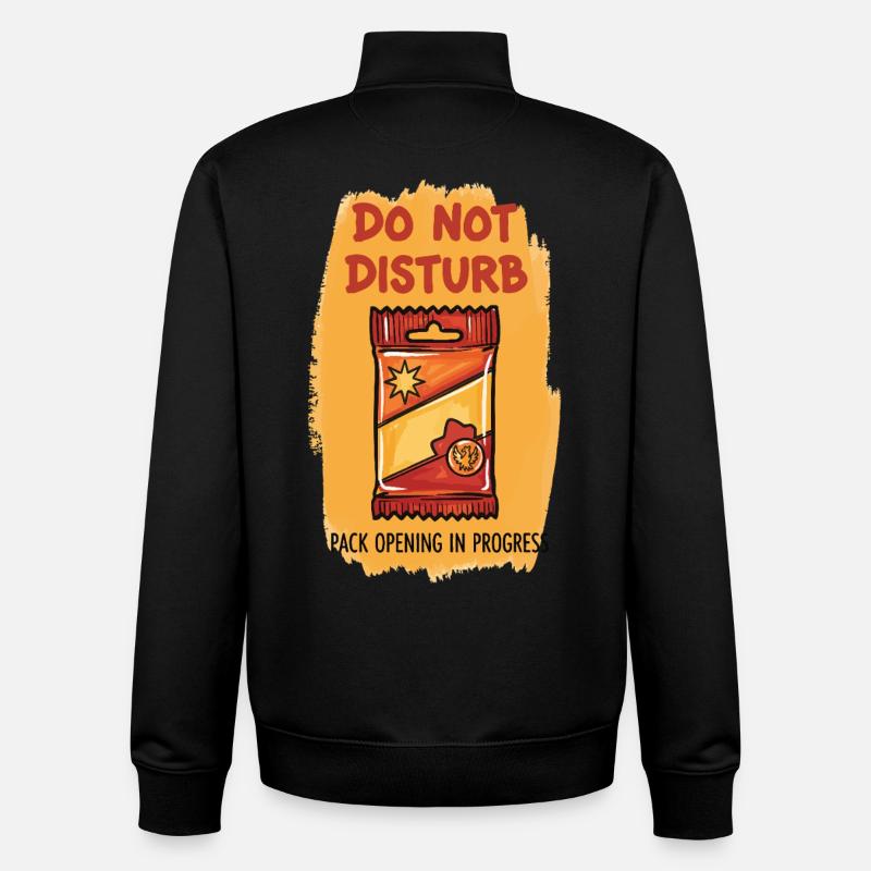 Forstyr ikke pakkeåbning under handel - Stanley/Stella unisex sweatshirt med lynlås i økologisk - sort