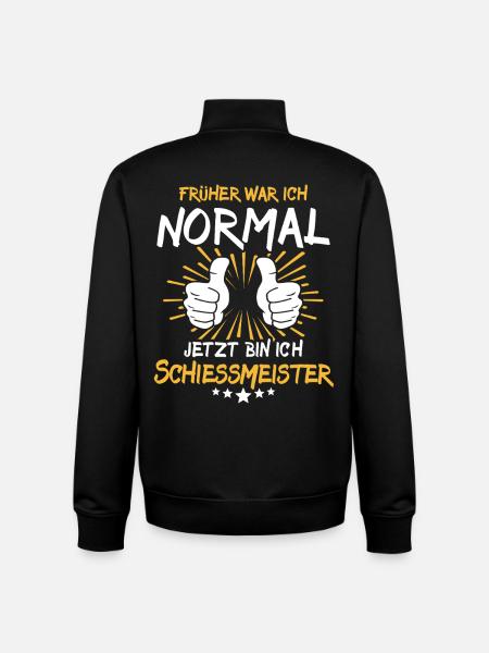 Shooting Master Saying - Unisex Organic Zip Sweatshirt by Stanley/Stella - black