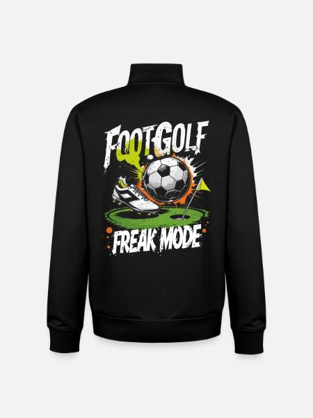 Footgolf Soccer Golf - Unisex Organic Zip Sweatshirt by Stanley/Stella - black