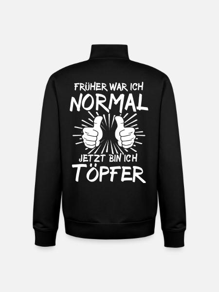 potier - Sweat zippé unisexe en coton bio Stanley/Stella - noir