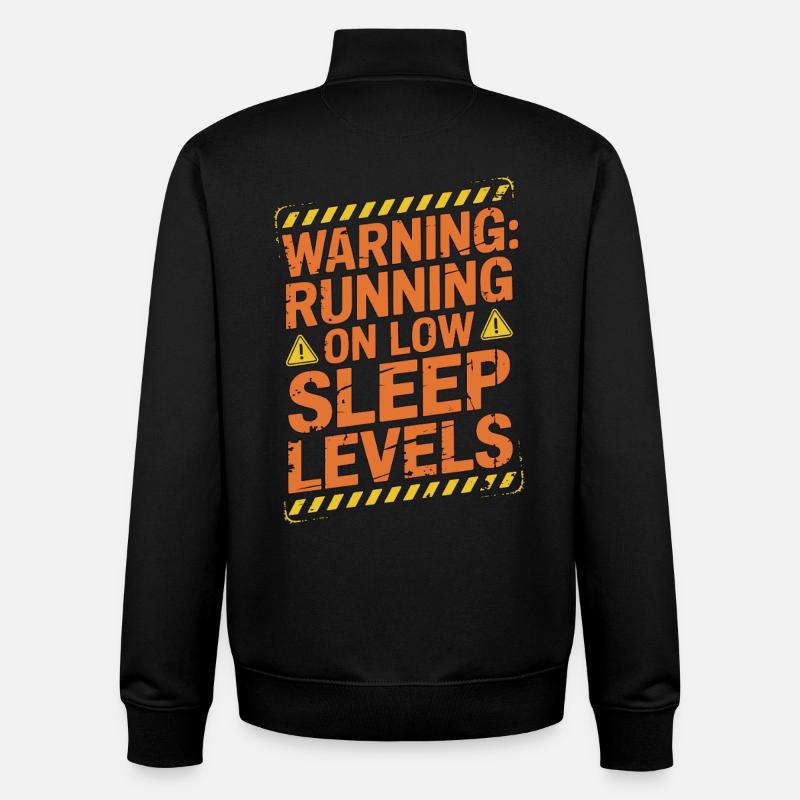 Pharmacist Student Warning Running Pharmaceutical - Unisex Organic Zip Sweatshirt von Stanley/Stella - Schwarz