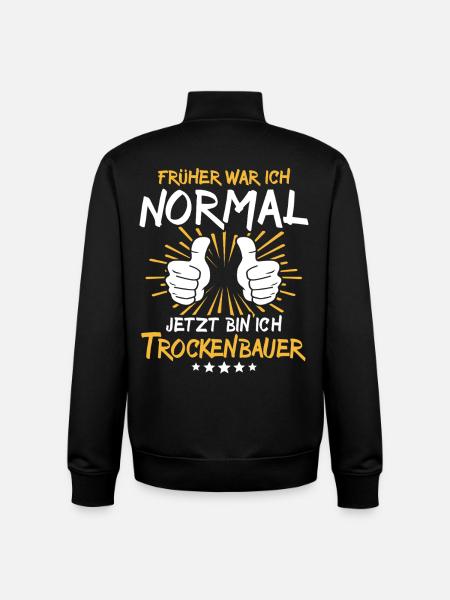 Drywall Saying - Unisex Organic Zip Sweatshirt by Stanley/Stella - black