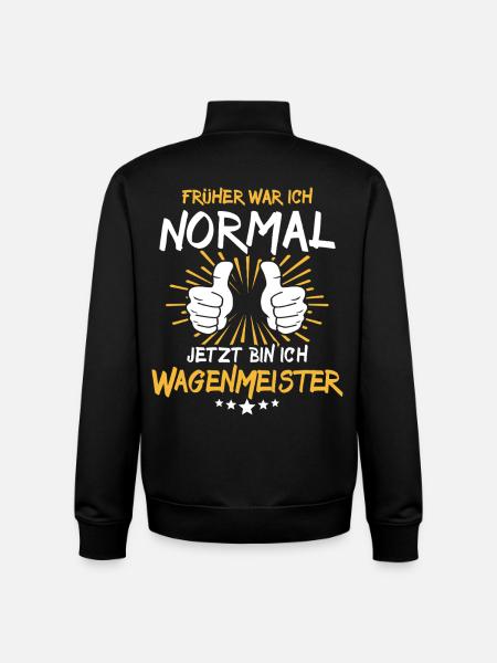 Wagenmeister Spruch - Unisex Organic Zip Sweatshirt by Stanley/Stella - black
