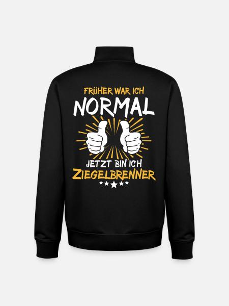 Brick Burner Saying - Unisex Organic Zip Sweatshirt by Stanley/Stella - black