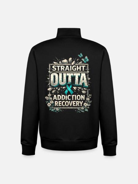 Detoxification Withdrawal Addicted - Unisex Organic Zip Sweatshirt by Stanley/Stella - black
