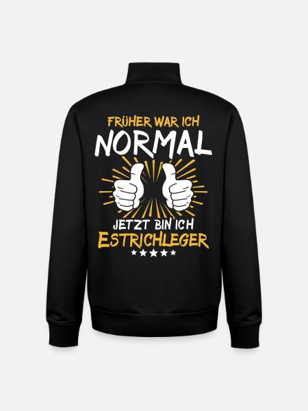 Screed Layer Saying - Unisex Organic Zip Sweatshirt by Stanley/Stella - black