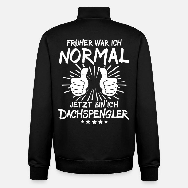 Dachspengler - Unisex Organic Zip Sweatshirt von Stanley/Stella - Schwarz