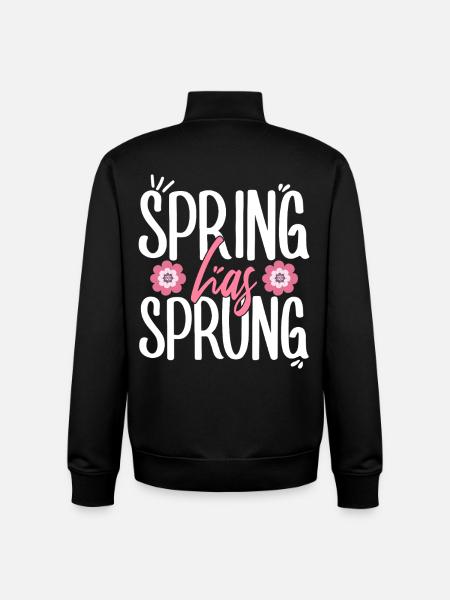 Spring Has Sprung Pagan Spring Equinox - Unisex Organic Zip Sweatshirt by Stanley/Stella - black