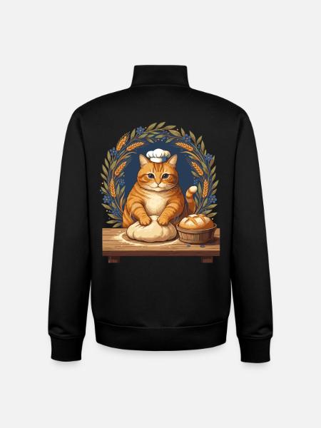 Sauerteigbrot Backbäcker Sauerteigstarter - Unisex Organic Zip Sweatshirt von Stanley/Stella - Schwarz