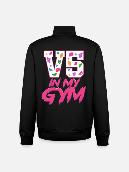 Indoor Climbing Indoor Climbing - Unisex Organic Zip Sweatshirt by Stanley/Stella - black
