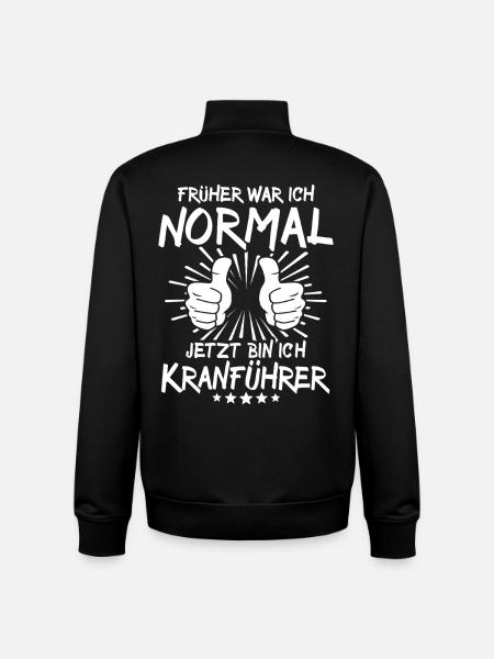 Crane operator - Unisex Organic Zip Sweatshirt by Stanley/Stella - black