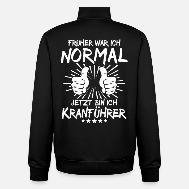 Grutier - Sweat zippé unisexe en coton bio Stanley/Stella - noir